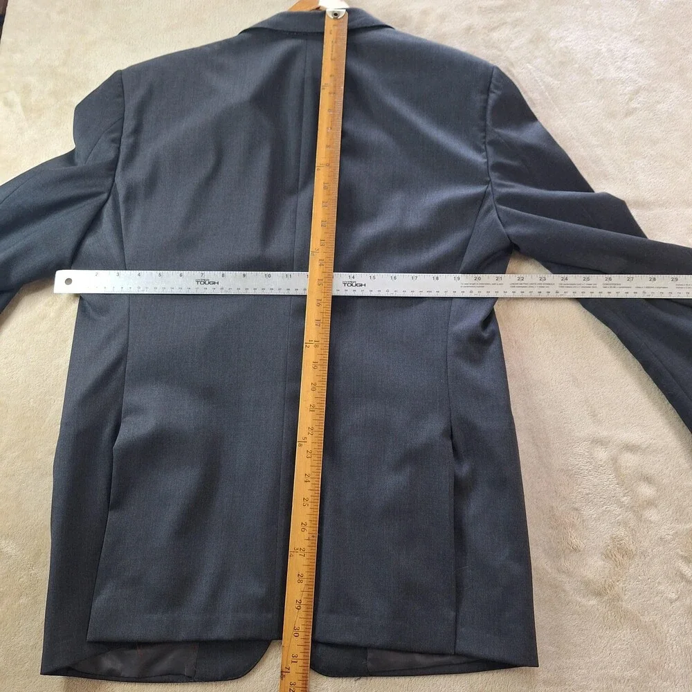 Samuelsohn Blazer Mens 42 Gray Wool Loro Piana Super 120s Performance Jacket